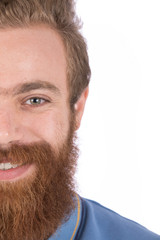 Obraz premium Smiling beard man