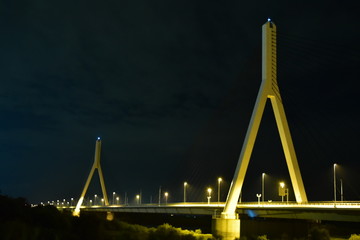江別　美原大橋ライトアップ