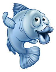 Cartoon Fish Character