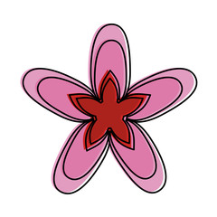 Beautiful flower symbol