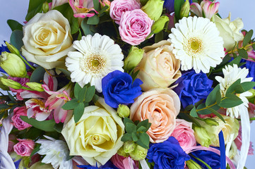 bouquet of bright flowers