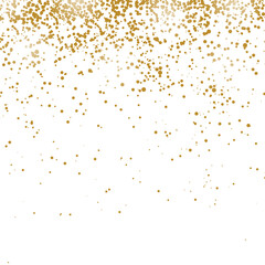 Fototapeta na wymiar Gold Confetti Pattern