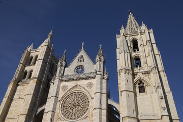 Fototapeta na wymiar Catedral de Leon