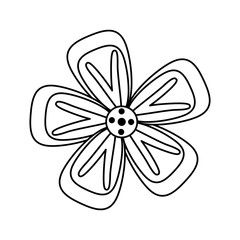 Beautiful flower symbol
