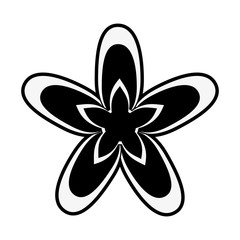 Beautiful flower symbol