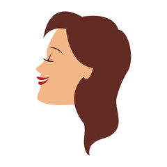 Beautiful woman face