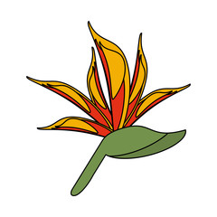 Beautiful flower symbol