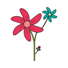 Beautiful flowers symbol
