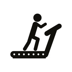 gym icon. runing man icon 