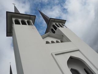 H&aacute;teigskirkja Church -in Reykjavik, Island
