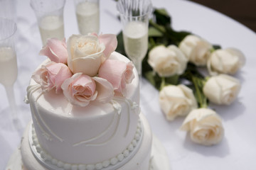 Floral Wedding Cake