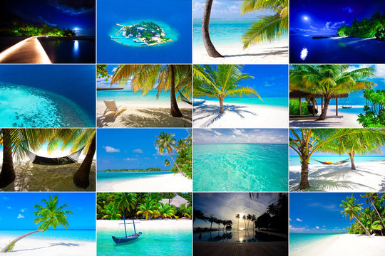 Maldives collage