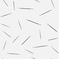 Needle vector simple seamless pattern