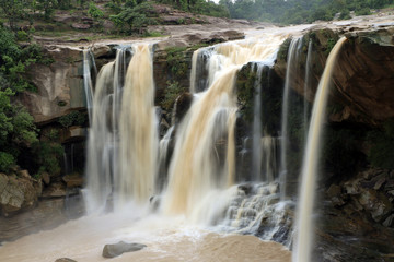 Obraz premium Amritdhara waterfall at Chhatishgarh, India