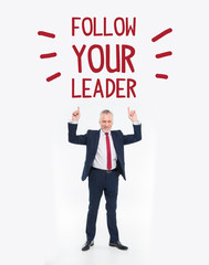 Handsome mature businessman