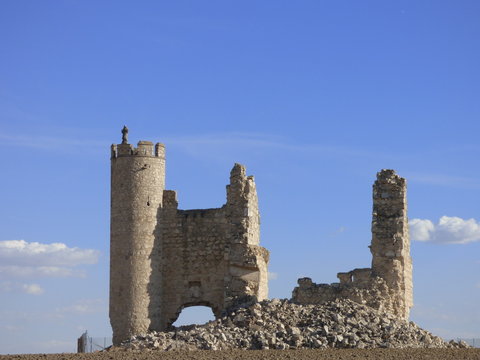 Caudilla, pueblo abandonado de Toledo, en Castilla-La Mancha (España)