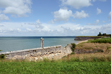 Blick auf das Festland von der Ile de Oleron