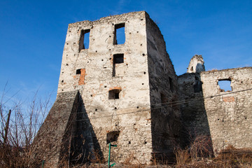 Old Golski fortress in Chortkiv, Ukraine