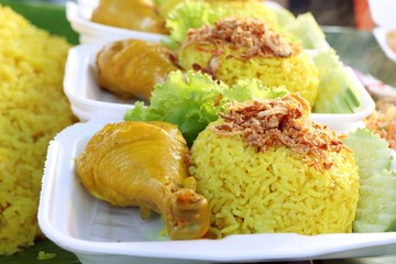 biryani rice with chicken