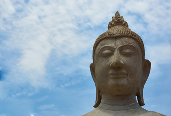 Buddha head in Asia Thailand