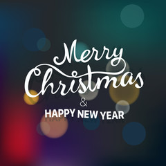 Fototapeta na wymiar Merry christmas and happy new year greeting card. Vector illustration