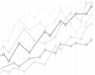 Abstract infographic chart vector illustration