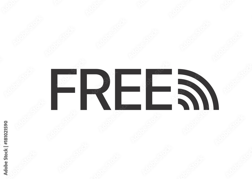 Poster wireless connection pictogram vector illustration. free wifi