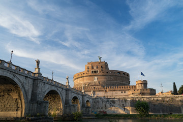 Fototapeta premium Castel sant'angelo al mattino - Roma , Italia 