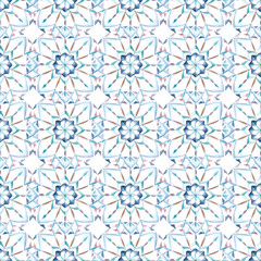Watercolor abstract seamless pattern