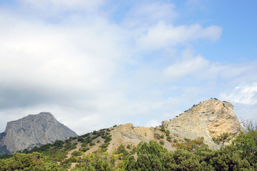 Fototapeta na wymiar Crimean mountains