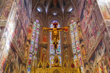 Tuinposter Basilica of Santa Croce, Florence, Italy © photogolfer