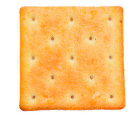 Fototapeta premium delicious isolated square cracker
