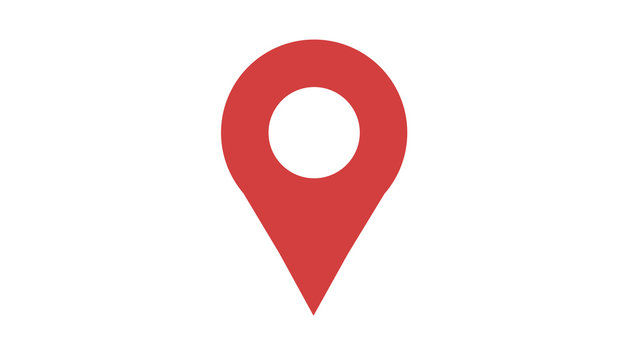 Map marker icon red