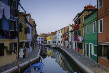 Die Häuser von Murano, Italien