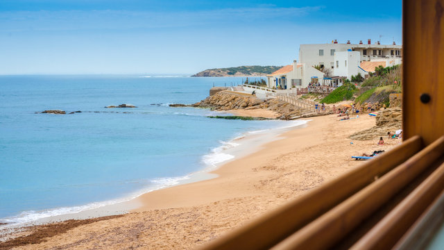 Beautiful image of the beach of the Caños de Meca in Cadiz.