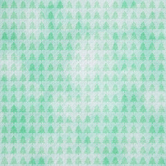 Fototapeta premium Christmas trees pattern on tissue paper