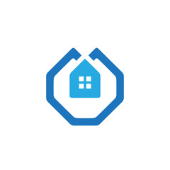 Fototapeta na wymiar hexa home architecture logo