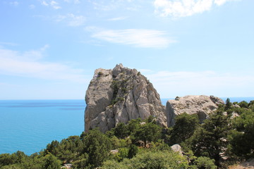 Fototapeta premium Mountain against the sea