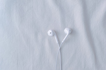  White headphones