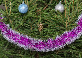 christmas tree decoration looks like smile