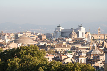 Fototapeta na wymiar View from Castel Sant'Angelo in Rome, Italy