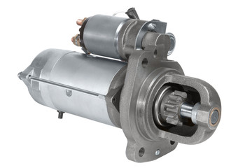 Starter on the white background