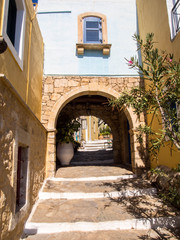 Fototapeta premium Arolithos, Cretan traditional village in Crete, Greece