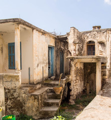 Fototapeta na wymiar Kalami abandoned village in Crete, Greece