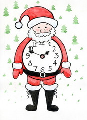 Рисунок акварелью 