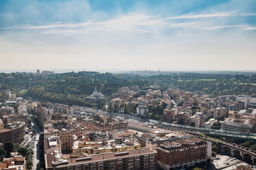 Panoramic view of Rome 