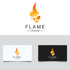 Fire logo Template 