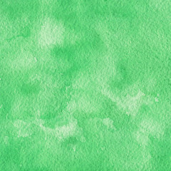 Hand painted green watercolor background. Texture for your design. - 181054541