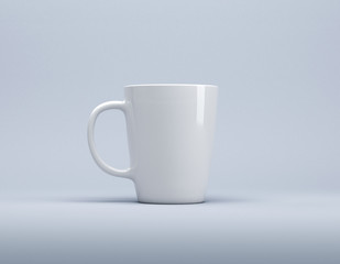 Two mug mock up 3d rendering