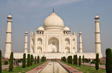 Fototapeta na wymiar Taj Mahal, Agra, Indien